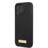 GUESS Futrola GUHMP13LSPLK, za iPhone 13 Pro i 13 6,1", silikonska, Logo Plate MagSafe, crna